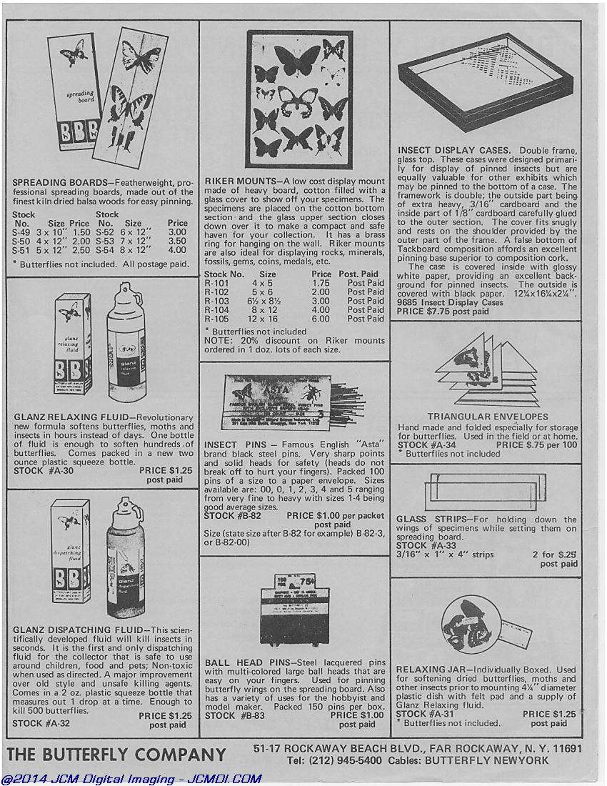 The Butterfly Company(NY) ads, forms, fliers